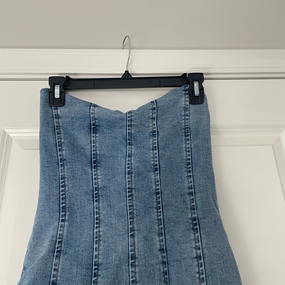 NWOT Denim Midi Dress - Picture 6 of 9